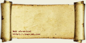 Mina Jaćimović vizit kartica